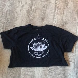 Urban Outfitters Lotus Crop T-Shirt